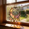 Outdoor Sun Catchers Moon Flower Window Decoration Acrylic Pendant Sunshine Catcher Ornament For Garden Home Room