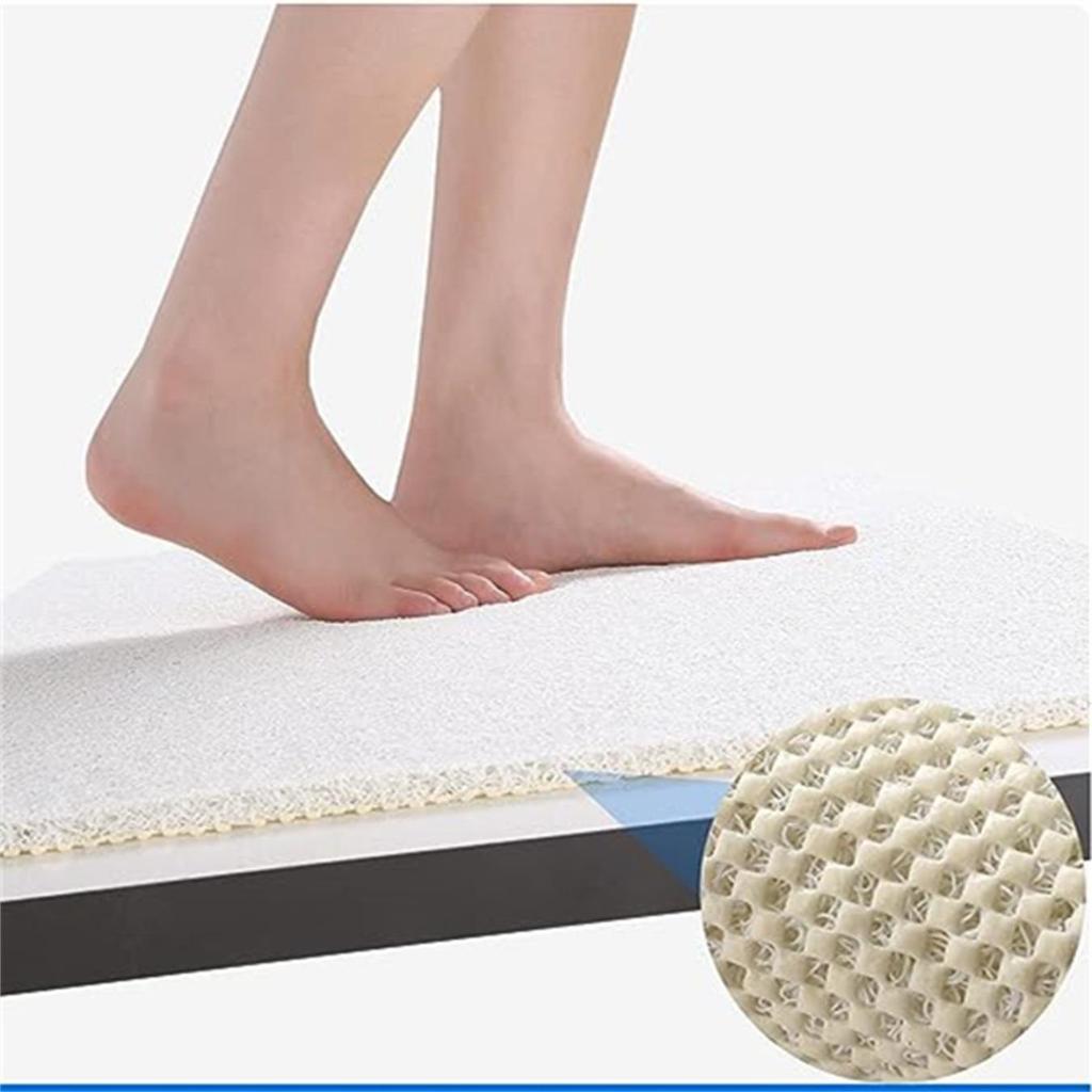 Fleece Emboss Koupelna Kašmírová zahušťovací podložka Vana Protiskluzové koberce V umyvadle Vana Boční podlaha Koberec Sprcha Rohožka Rohožka Paměťová pěna 3D Pad