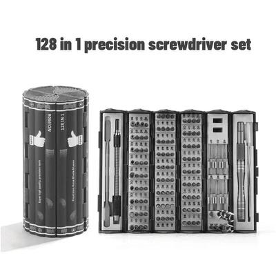 128 In 1 Precision Screwdriver Set Dismountable Magnetic Screw Nuts Bits Multi Functional Household Repair Tools Kit