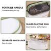 Office Ready Stainless Steel Lunch Box Large Capacity Lunch Container Set with Accessories for Work and School Meals