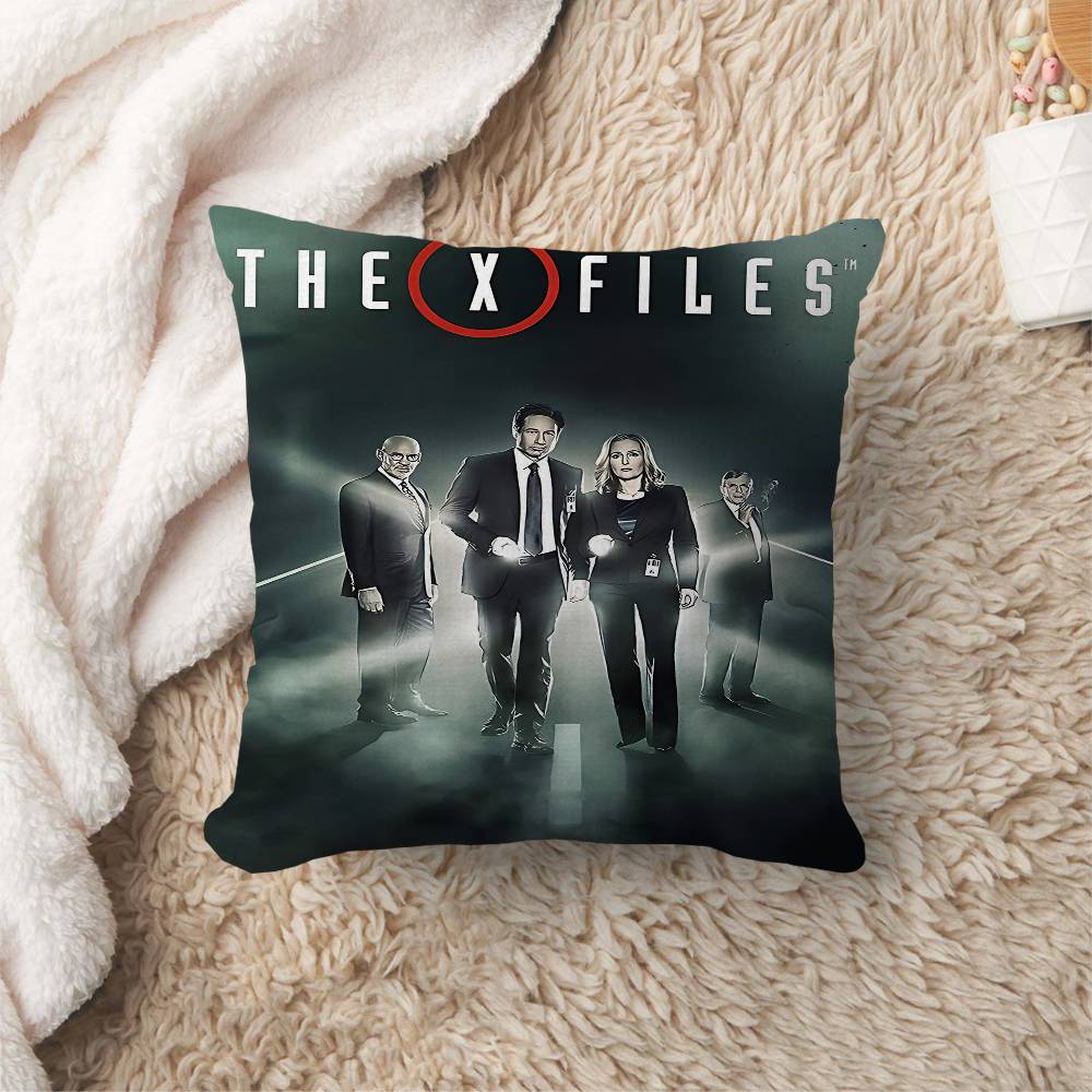 The X Files I WANT TO BELIEVE Movie Office Cushion Pillowcase Car Cushion Cover45X45CM Lumbar Pillowcase Sofa Pillowcover
