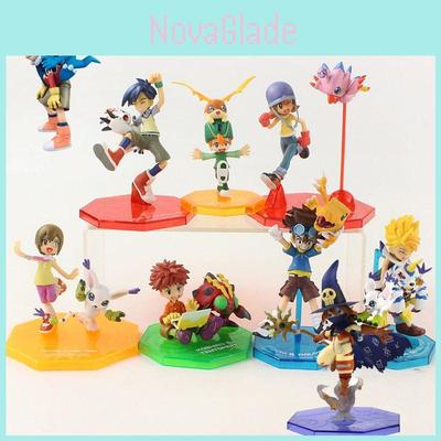 Brinquedos de Figura de Ação Digimon Digital Monster de Qualidade Premium Yagami Taichi Agumon Colecionável