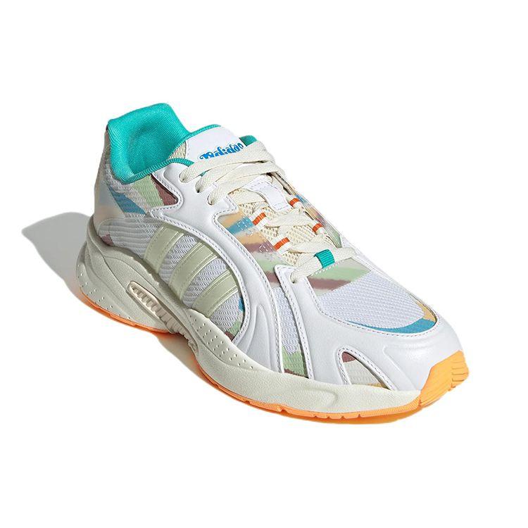 Adidas Neo Crazychaos Shadow 2.0 Fabric Leather Mesh Sports Comfortable Durable Low-Top Lifestyle Casual Shoes Unisex Sneaker White Blue HP8837