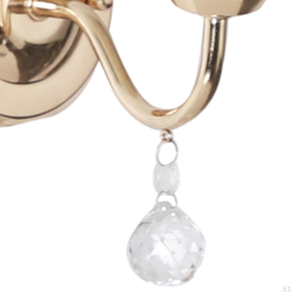 Of Crystal Sconce E27 Mount Lamp Lighting Fixture for Home Aisle Hallway