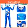 Banban Garden Kinderbühnenaufführung Kostüm Blau Europäischer und Amerikanischer Stil