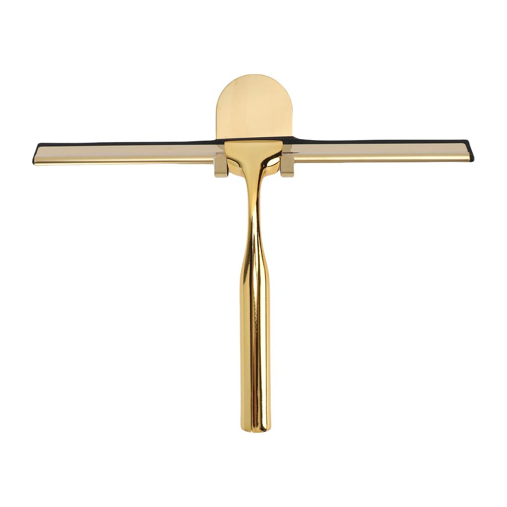 Stainless Steel Squeegee All Purpose Shower Window Squeegee with Hook for Household Easy Cleaning