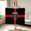Deltras fc Print Flannel Blanket High Quality Warm Comfortable Cover for All Seasons Perfect for Gifts Home Decor