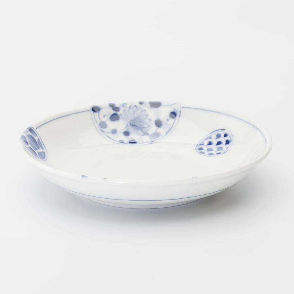 Mino ware dinnerware set of 5 plates and side approximately microwave and dishwasher made in product number 564631 "Hana Imari" dishes, 16.5cm
