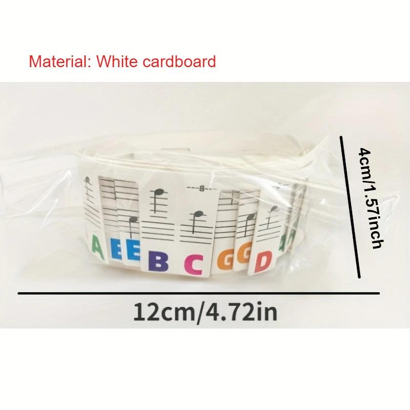 Piano Notes Guide for Beginner, Removable Piano Keyboard Note Labels for Learning, 88-Key Full Size, No Need Stickers, Reusable