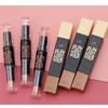 Dual-Head Concealer and Contouring Stick with Highlighter and Shade for Nose Contouring and V-Face Makeup