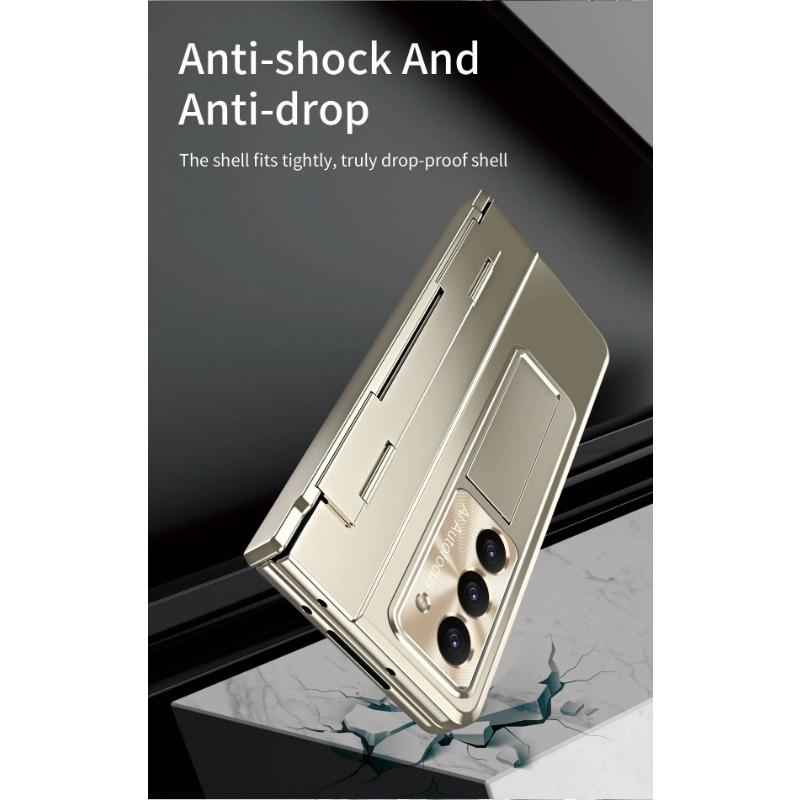 Slim Hard Case for Samsung Galaxy Z Fold 6 5 4 3 Stand Hinge Protective Film Cover Pen Holder Foldable