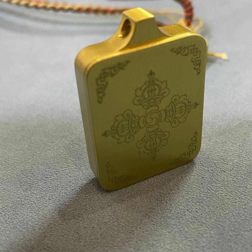 Twelve Zodiac Copper Thangka Pendant with Eight Guardian Deities: Daikokuten Temple Souvenir Accessory Plate