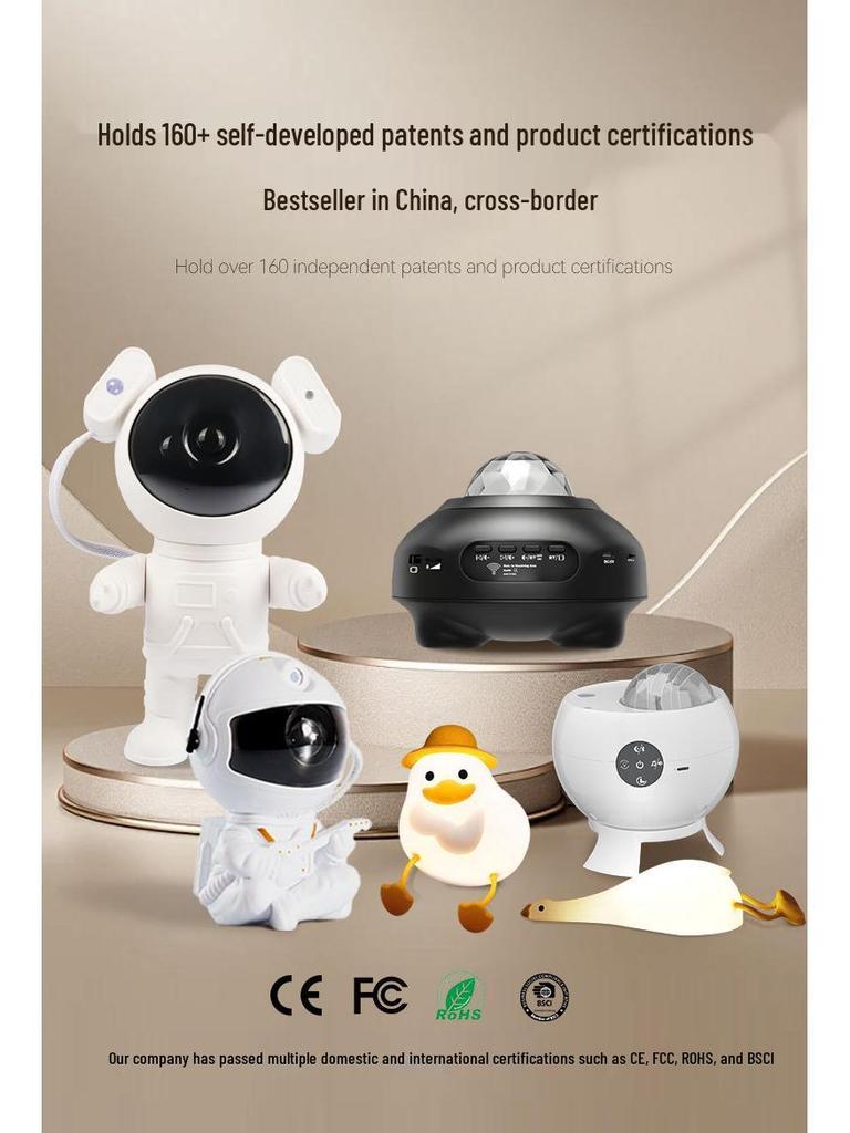 Starry Sky Bluetooth Speaker & Projector: USB Atmosphere Light for Bedroom, Music, Birthday & Holiday Gifts.