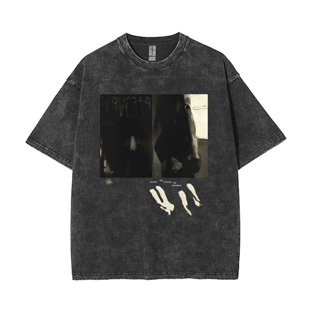 T-shirt Vintage Lavata Ethel Cain If You Love Me Keep It To Yourself Uomo Donna Hip Hop Moda Gotica Manica Corta T-shirt Top