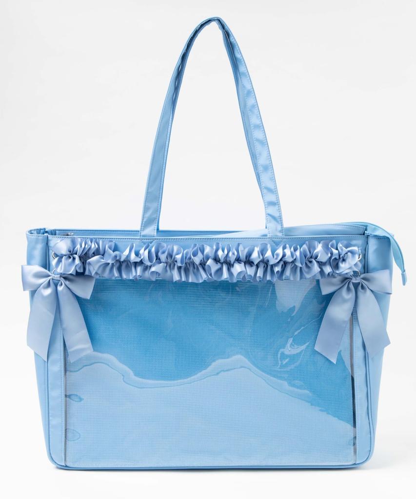 WEGO Ita Bag (LL Size) - Plain Clear Bag, Decorative Bag, Perfect for Oshikatsu, Events, Live Performances, Gifts, Women's, Size F, Saxophone