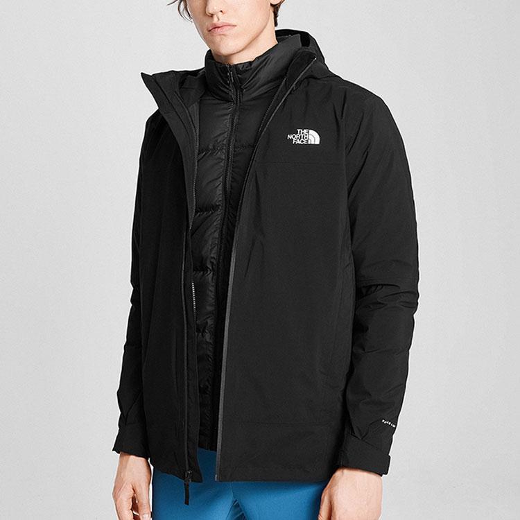 THE NORTH FACE Waterproof And Breathable Windbreaker Jacket Men's Black 550 Fill Power NF0A4N9T-KX7
