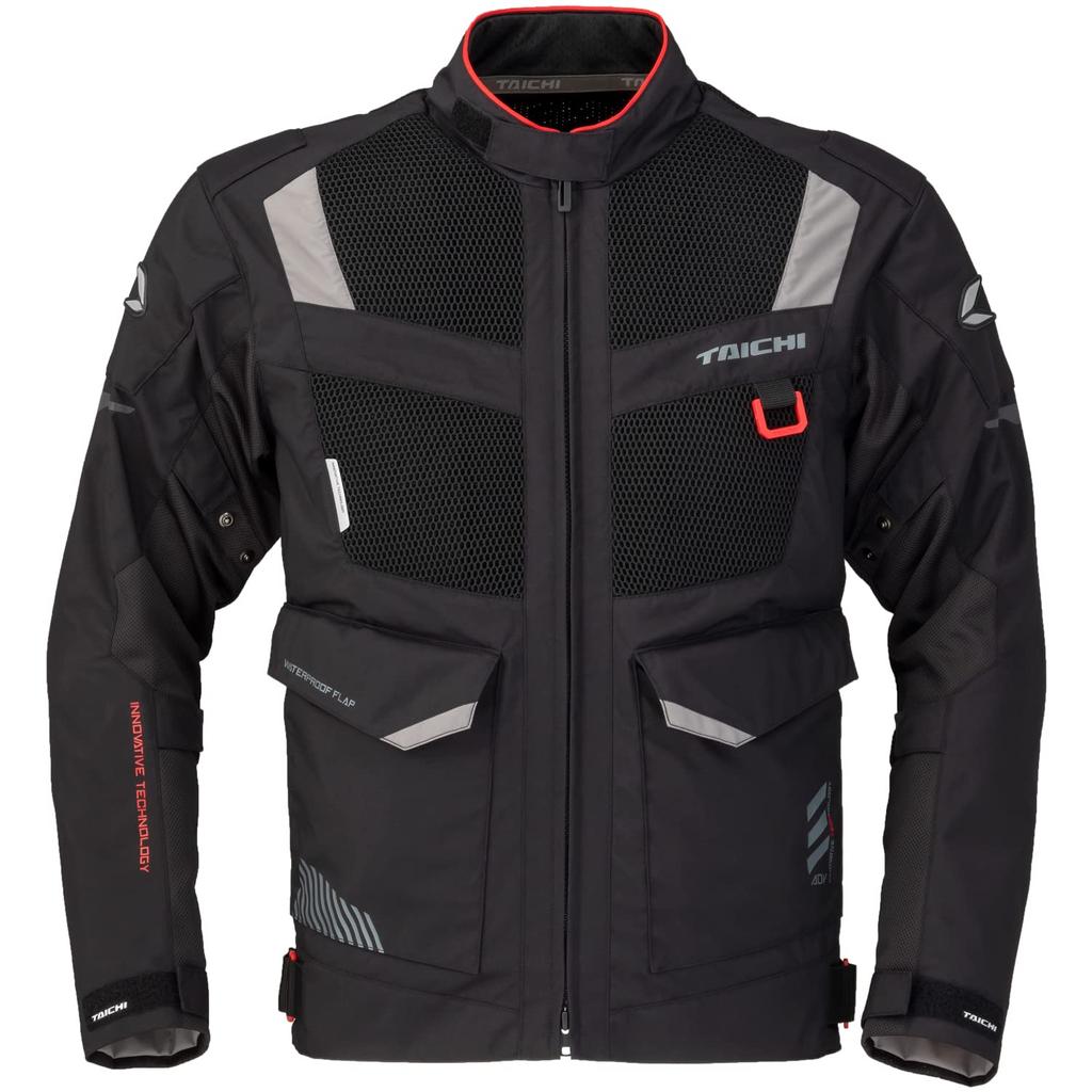 RS TAICHI Motorcycle Riding Breathable CE Waterproof Compass Air Size L Jacket, Spring/Summer, Mesh, Certified, Pockets, Adventure, Off-Road, Jacket,