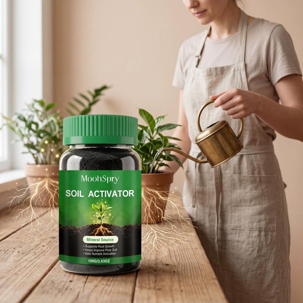 Soil Activator 100g for Home Gardening Flower Plant Fertilizer with Natural Organic Ingredients Enhanced Nutrient Absorption