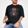 Mardi Gras Sugar Skull T-Shirt Carnival Halloween Witch Costume Tee