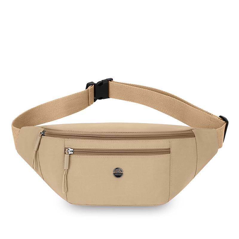 New Sports Go Out Fashion Chest Bag Women's Lightweight Joker Leisure Portable Purse Simple Commuter Shoulder Messenger Bag.