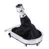 Manual Gear Shift Boot Chrome Trim Replacement for Ford Mustang 2015 2017 GR3Z 7277 AA