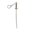Anime Bleach Weapon Keychain Kurosaki Ichigo Hitsugaya Toushirou Katana Sword Model KeyRing for Women Men Car Pendant Jewelry