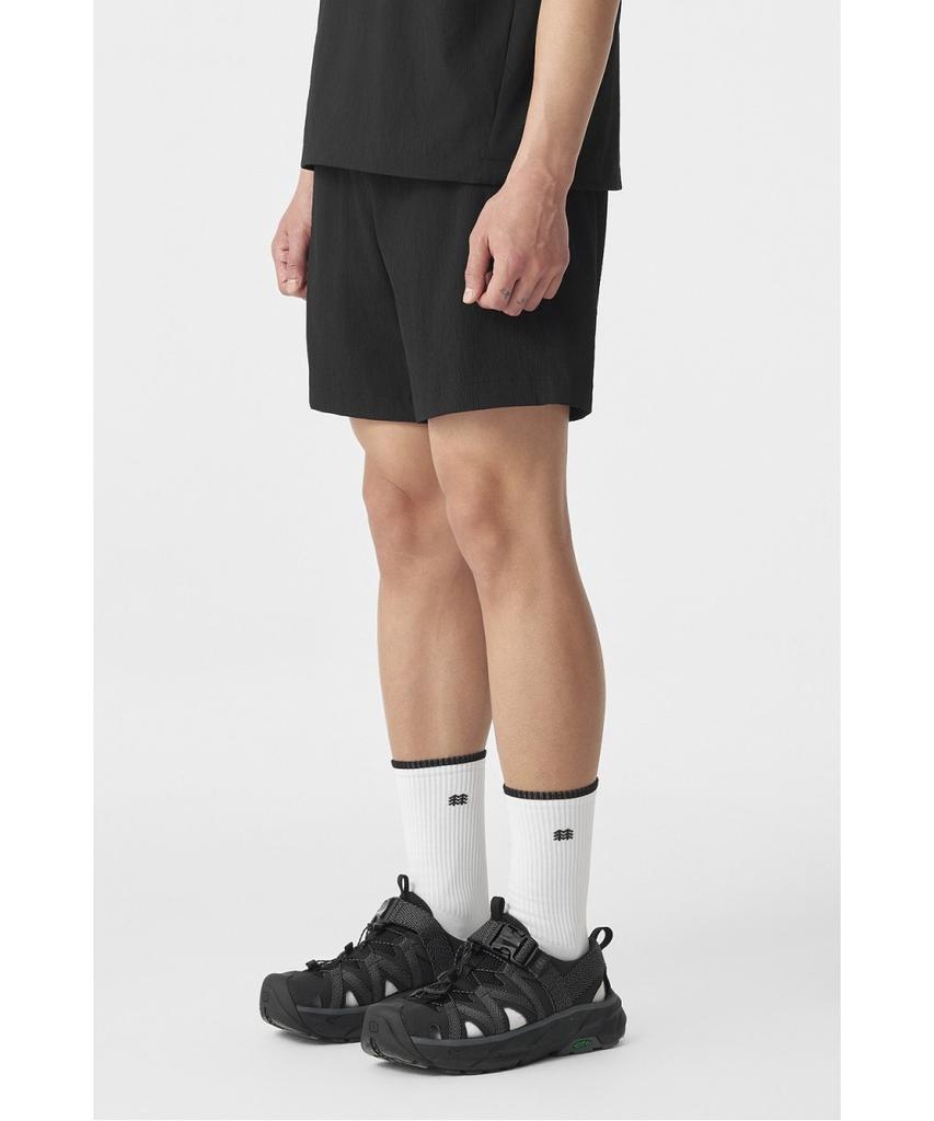Koolongseupocheu Men'S Crease Length Shorts (Set-Up) Tlpom26621Blk