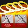220V Outdoor Waterproof LED Strip Light, COB Linear Soft Light for Living Room Ceiling, High Brightness Ambient Lighting