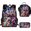 Kinder Cartoon Rucksack Set Grundschüler Mit Lunchtasche Federmäppchen - Leicht Ergonomisch Oxford Stoff