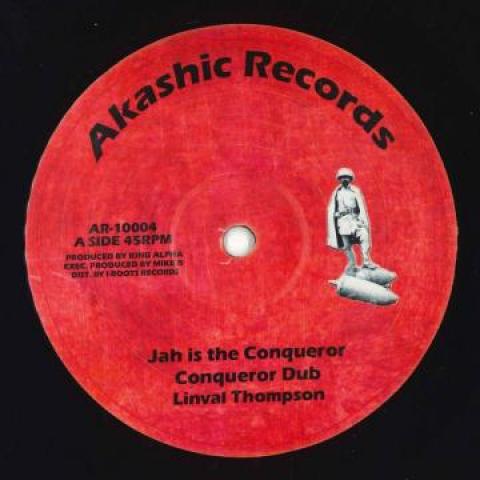 

10inch Record LINVAL THOMPSON / FIKIR AMLAK - Jah Is The Conqueror; Conquering Du AR10004 Akashic Records 2021 US Reggae, Ska & Dub