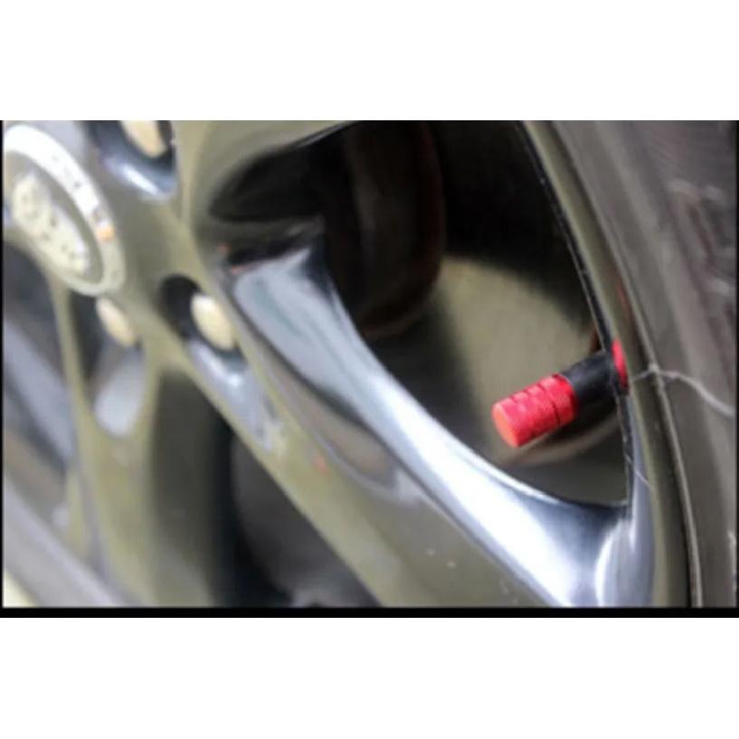 Aluminum Alloy Automobile Tire Valve Cap Three-Slot Circular Universal Valve Core Vacuum Tire Tire Pressure Monitoring Valve Cap Valve Stems 1