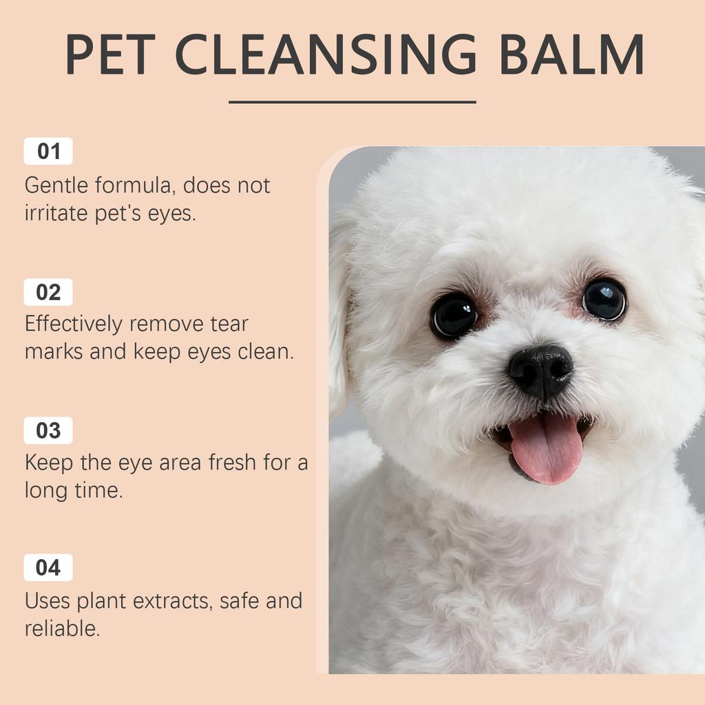 Pet Tear Stain Cleaning Paste - Mildly Cleans Tear Stains Pet Cats And Dogs For Beautiful Eye Care Cleaning Paste