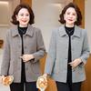 Wide Mrs. Autumn Clothing Lapel Woolen Top Women's Clothing Woolen Jacket Clothes