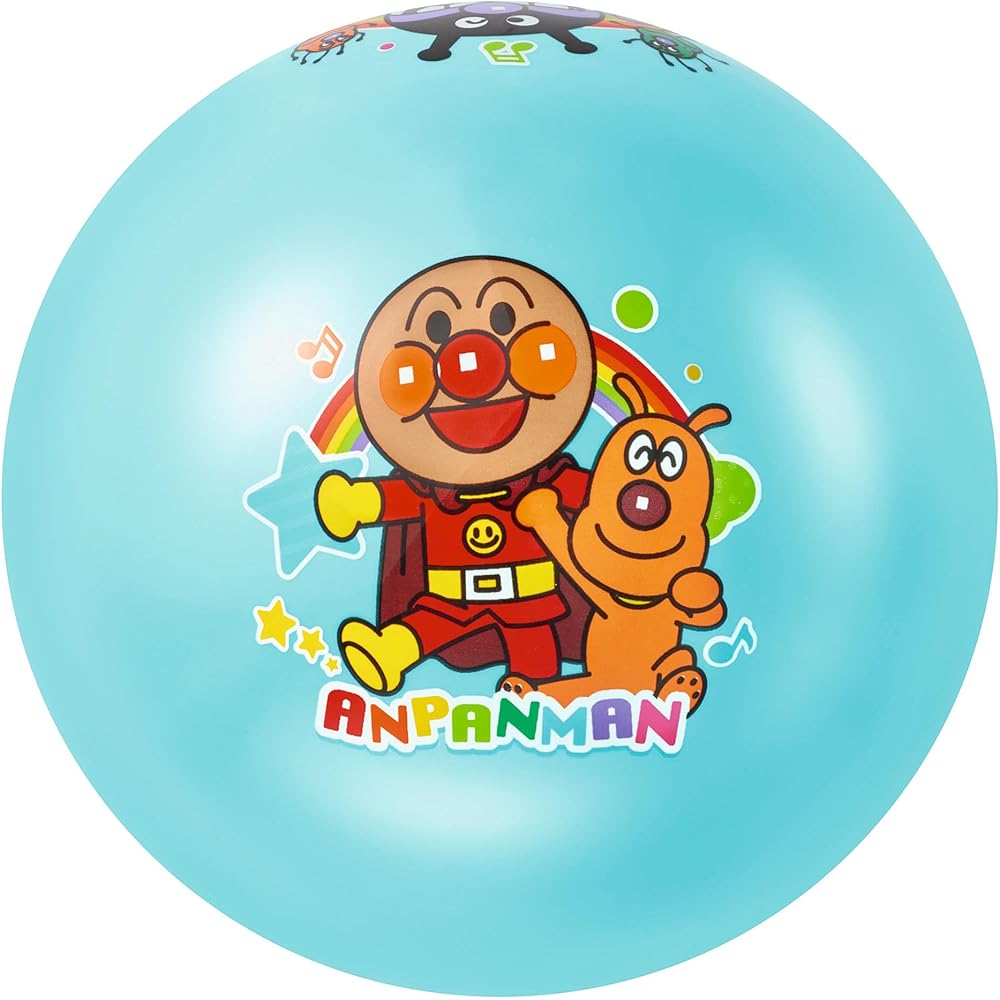 Anpanman Colorful Ball 8 Size Blue 20.5cm Kids Toy