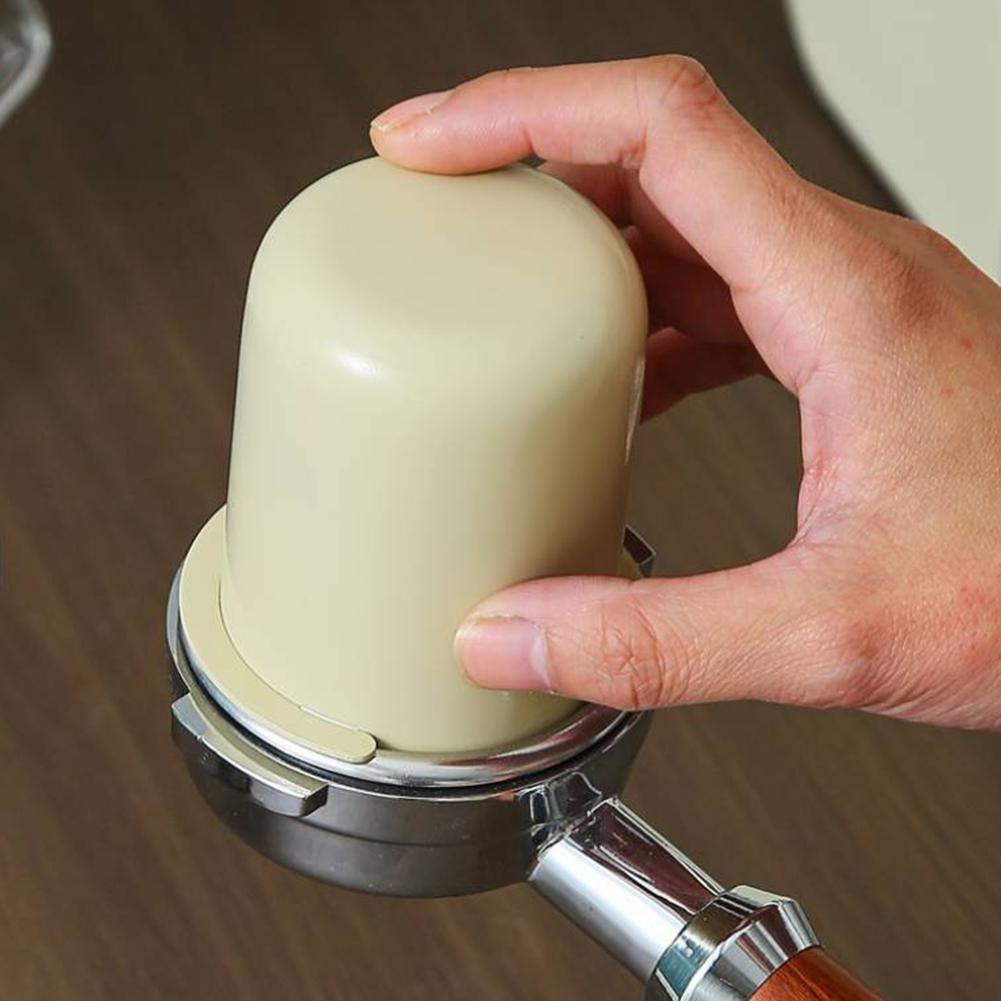 Espressozubereitung Espresso-Messbecher Kaffee-Dosierbecher Integrierter Mahlwerk-kompatibler Becher Haushaltsware 5,8*5,8*7,2cm