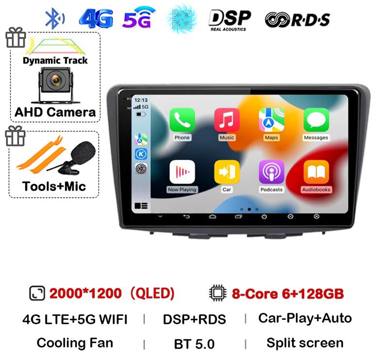 Android 14 Carplay Auto WIFI+4G For Suzuki Baleno 2016 2017 2018 2019 GPS Car Radio Multimedia Video Player Stereo Head Unit DSP