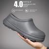 Breathable Waterproof Kitchen Shoes - Comfortable Oil-Proof Work Shoes for Men & Women, Black