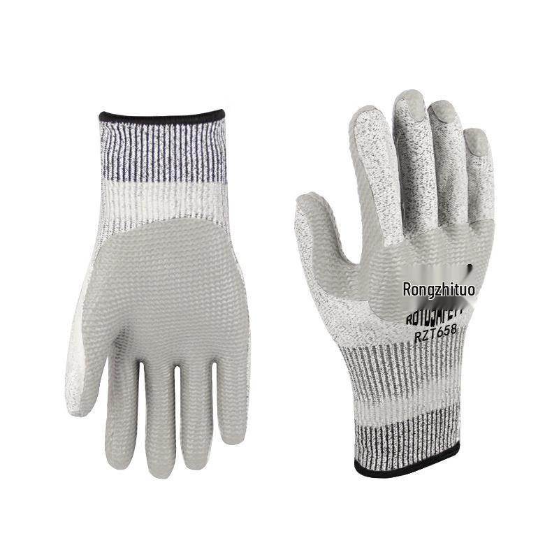 Прочные рабочие перчатки Уровень 5, устойчивые к порезам, противоскользящие