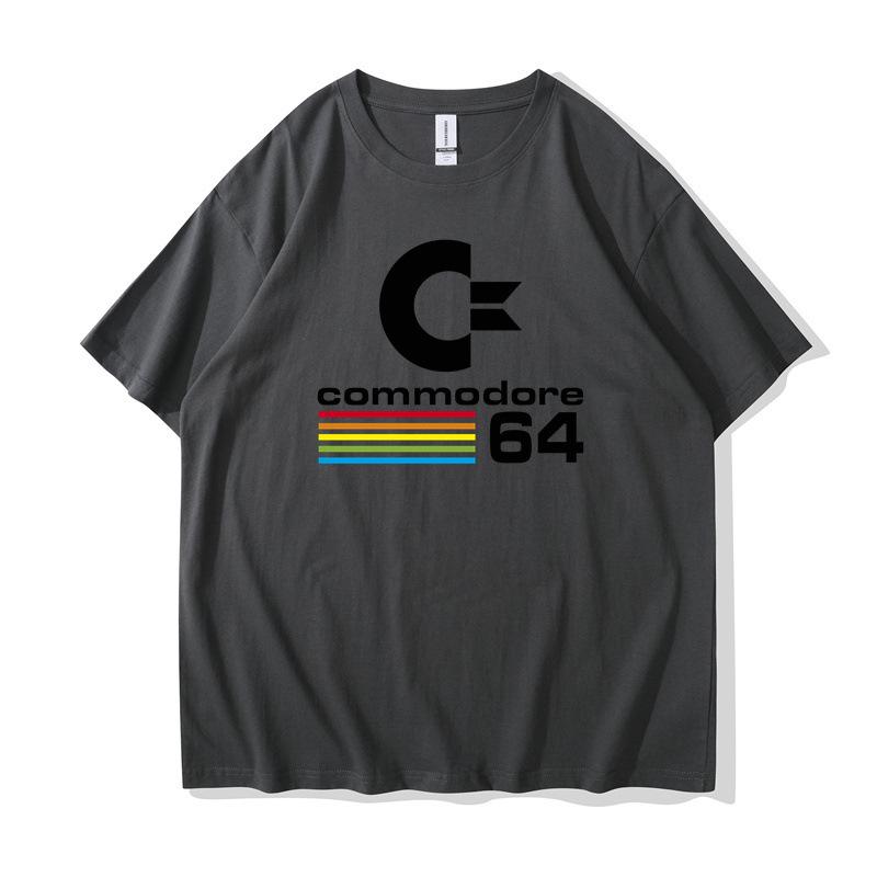 Spring and Summer's 2D Printed Round Neck Short Sleeved Men's and Women's T-shirts