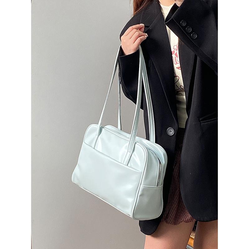 Ielgy Spring Summer Fresh Commuter Large-Capacity One-Shoulder Portable Tote Bag