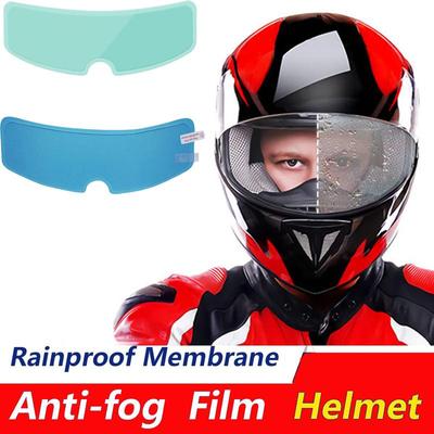 Motorradhelm, transparent, regendicht und beschlagfrei, Sicherheit beim Fahren, langlebig, Nano-Beschichtung, Aufkleberfolie, Helmzubehör