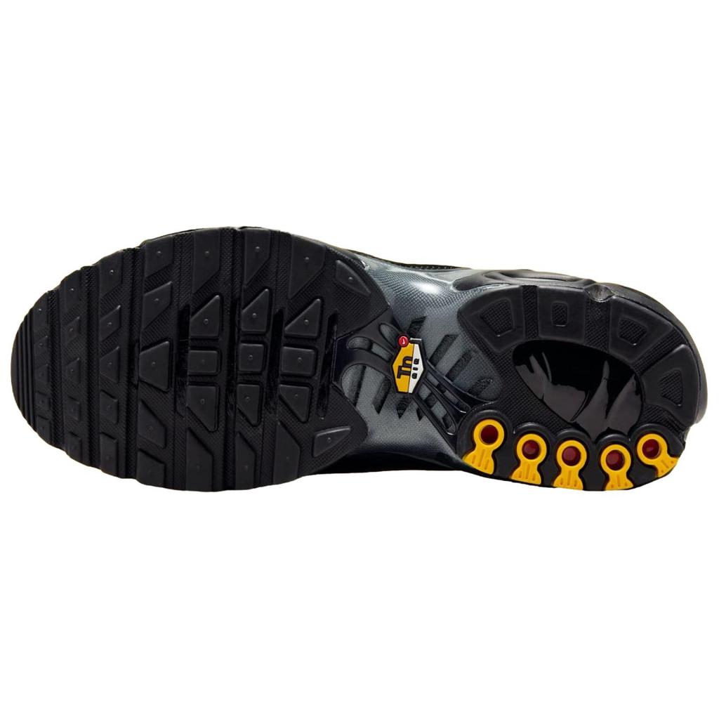 Nike Air Max Plus Black Reflective Unisex Sneakers Metallic-Silver Tour-Yellow HV8066-002
