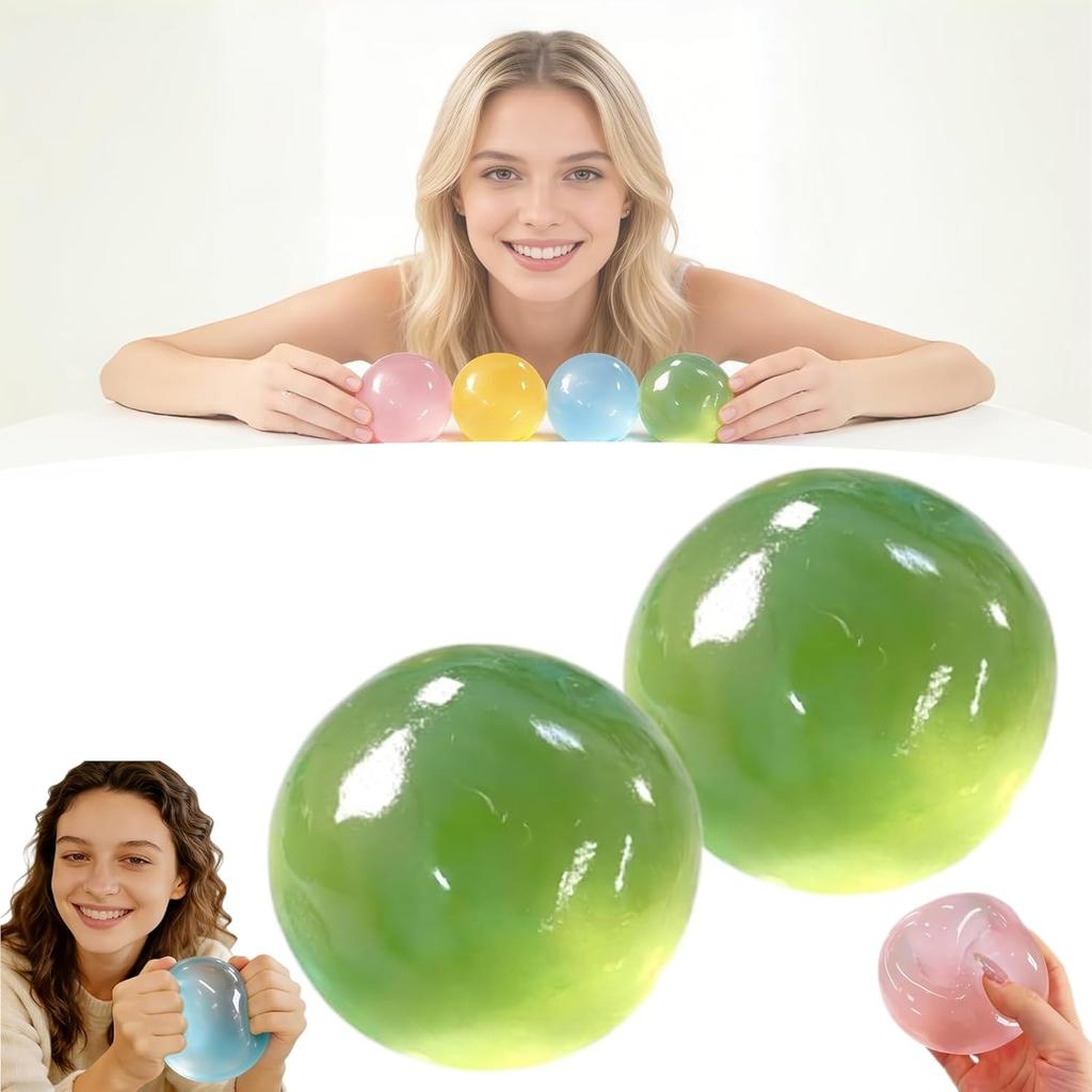 Handmade Coconut Oil Squishy Ball, Crunchy Fidget Slow Rising Portable Odorless Non, Sticky Coconut Oil Squishy for Easing Tension During