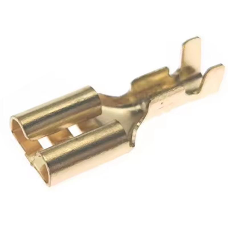 A25F-For 22-16AWG 0.5Mm2-1.5Mm2 Wire Connectors 6.3Mm Female Spade Crimp Terminal 100Sets Electrical Sleeve Wire Wrap Connector