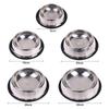 Stainless Steel Pet Dog Bowl Food Storage Container Dog Food Bowl Water Bottle Pet Bowl For Dog Cat Non-Slip Water Feeder Bowls
