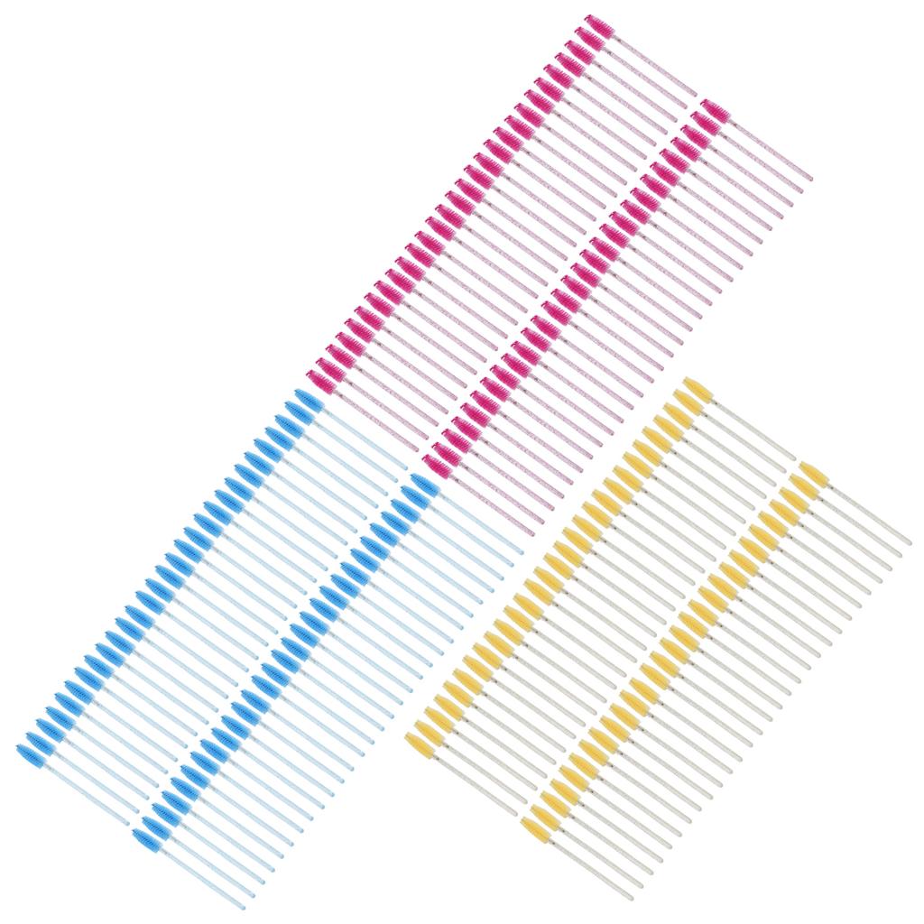 50Pcs/Pack Disposable Eyelash Mascara Brushes Wands Bendable Superfine  for EyeLash Extension M