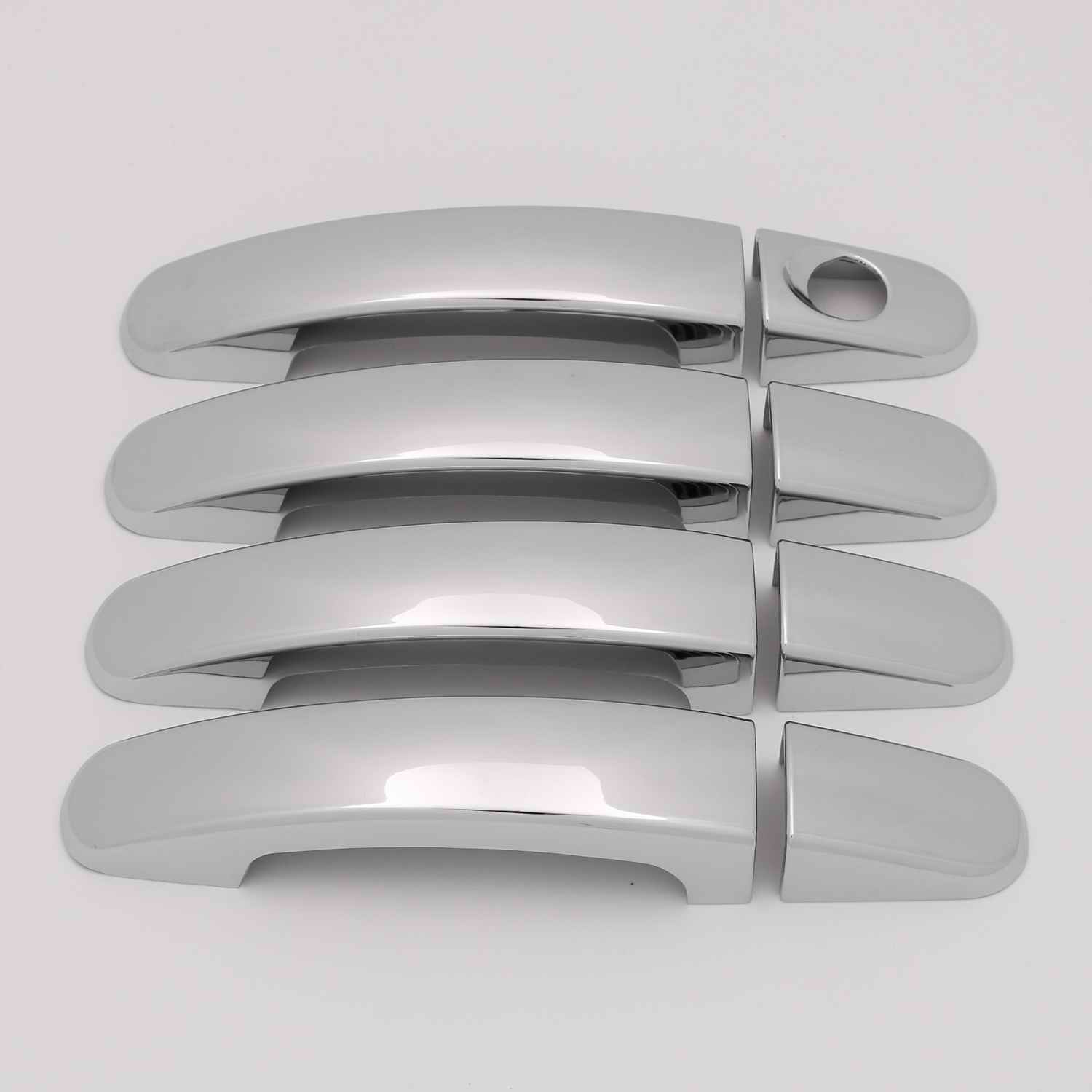 

For Ford Escape Kuga 2009 2010 2011 2012 2013 2014 2015 2016 Door Handle Covers Trim ABS Chrome Sticker Car Styling Accessories срібний