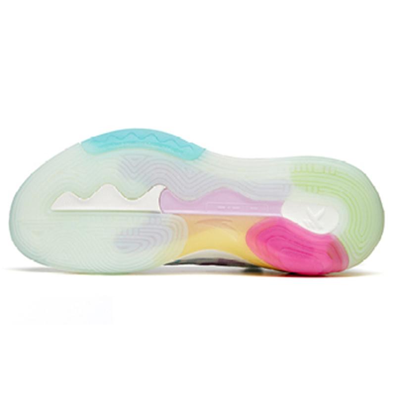 Anta KT6 Low Anti-Slip Wear-Resistant Low-Top Basketball Shoes White Green Blue Sneakers 112121102-7