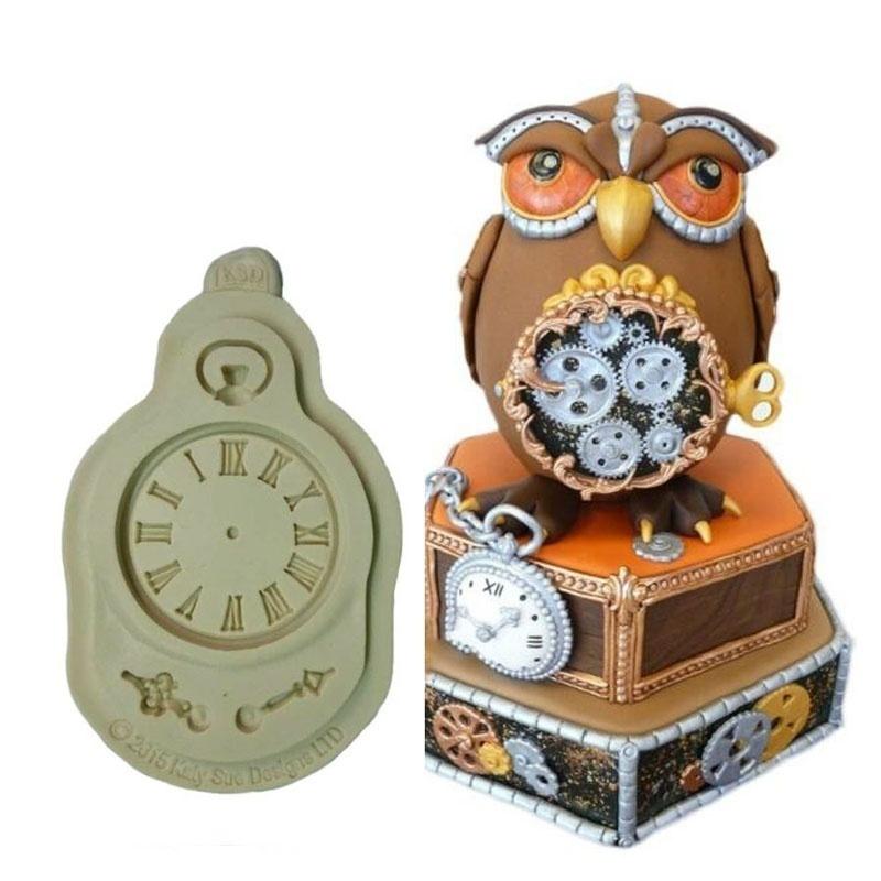 Food Grade Silicone Clock Silikonowe formy do ciast Formy silikonowe Chocolate Mold Fondant Cookie Formy silikonowe