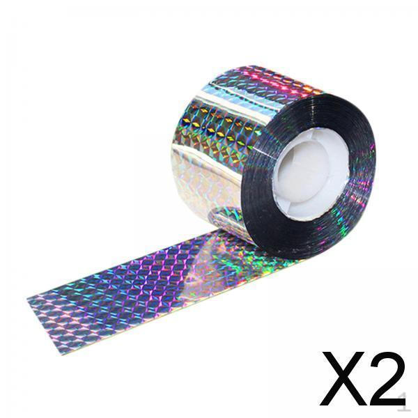 

2x Лента для отпугивания птиц Мигающая лента Светоотражающая Двусторонняя для гусей, , сада, фермы, улицы